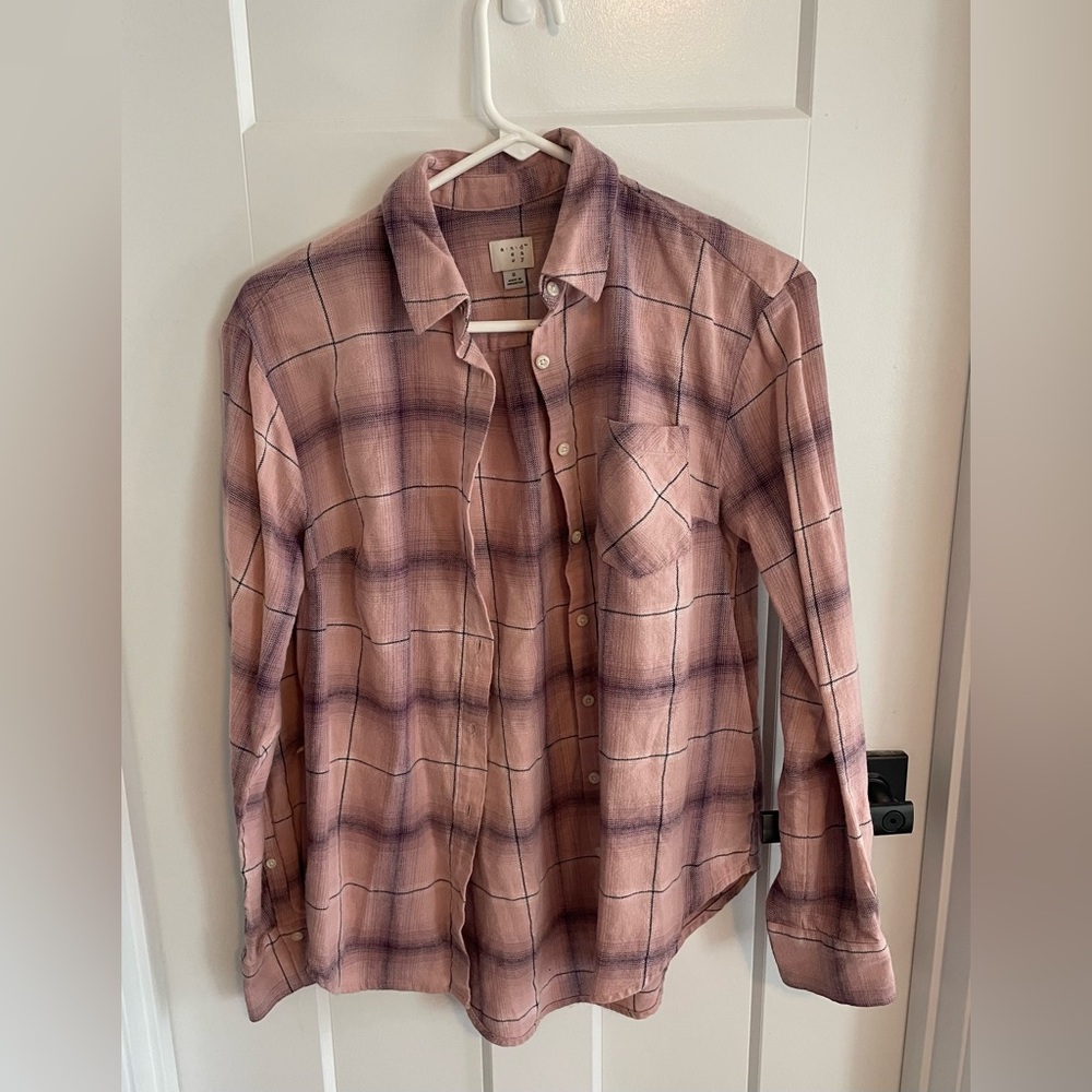 Pink Flannel Shirt